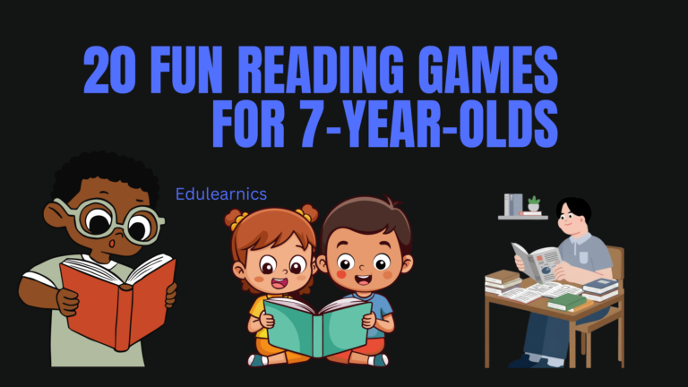 20 Fun Reading Games for 7-Year-Olds (That Actually Build Strong Readers)